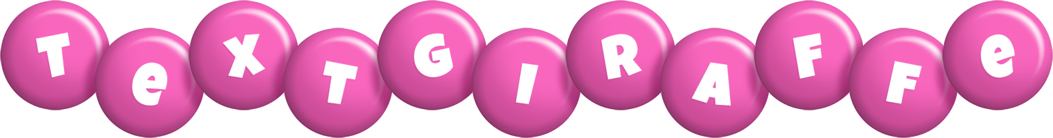 Textgiraffe candy-pink logo