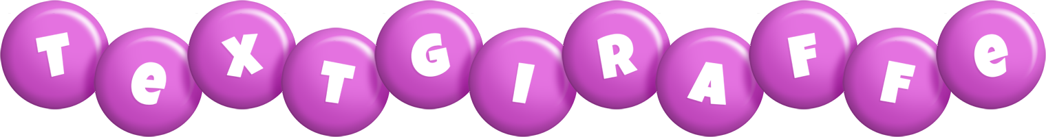 Textgiraffe candy-purple logo