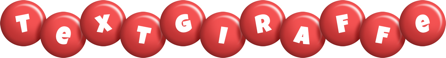 Textgiraffe candy-red logo