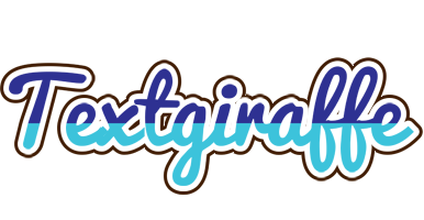 Textgiraffe raining logo
