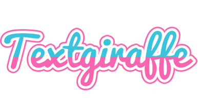 Textgiraffe woman logo