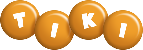 Tiki candy-orange logo