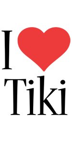 Tiki i-love logo