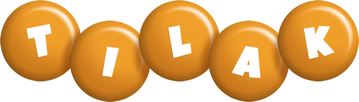 Tilak candy-orange logo