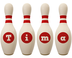 Tima bowling-pin logo