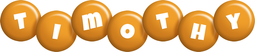 Timothy candy-orange logo
