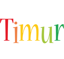 Timur birthday logo