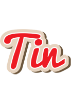 Tin chocolate logo