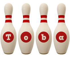 Toba bowling-pin logo