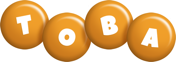 Toba candy-orange logo