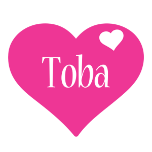 Toba love-heart logo