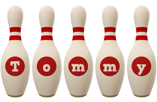 Tommy bowling-pin logo