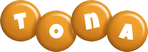 Tona candy-orange logo
