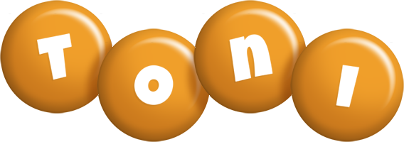 Toni candy-orange logo