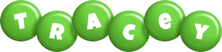 Tracey candy-green logo