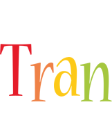 Tran birthday logo