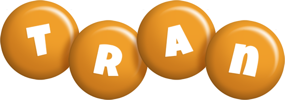 Tran candy-orange logo