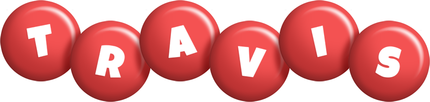 Travis candy-red logo