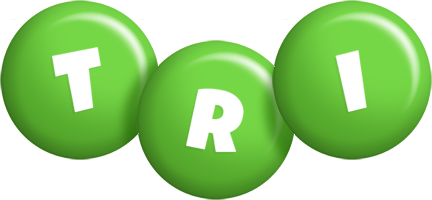 Tri candy-green logo