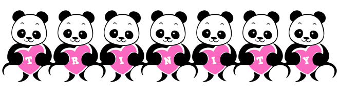 Trinity love-panda logo