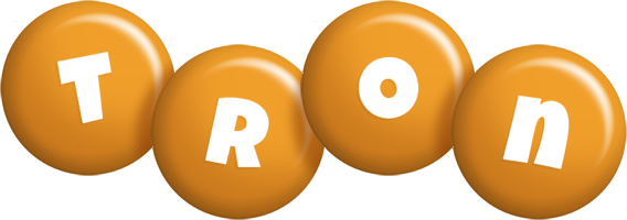 Tron candy-orange logo