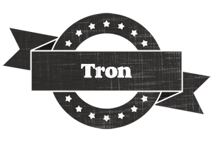 Tron grunge logo