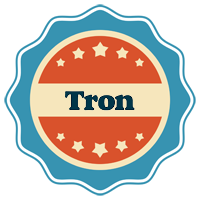 Tron labels logo