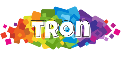 Tron pixels logo