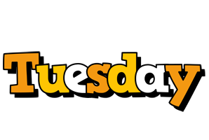 Tuesday cartoon logo