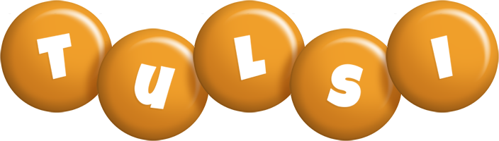 Tulsi candy-orange logo