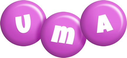 Uma candy-purple logo