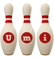 Umi bowling-pin logo