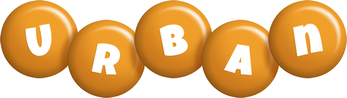 Urban candy-orange logo