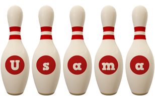 Usama bowling-pin logo