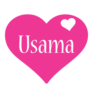 Usama love-heart logo