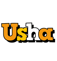 Usha cartoon logo