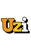 Uzi cartoon logo