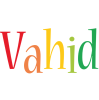Vahid birthday logo