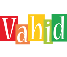 Vahid colors logo