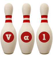 Val bowling-pin logo