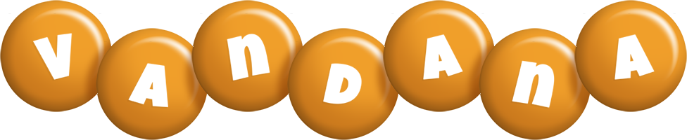 Vandana candy-orange logo