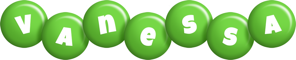 Vanessa candy-green logo
