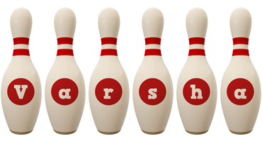 Varsha bowling-pin logo