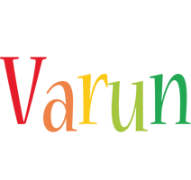 Varun birthday logo