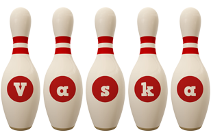 Vaska bowling-pin logo