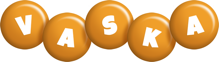 Vaska candy-orange logo