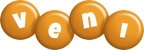 Veni candy-orange logo