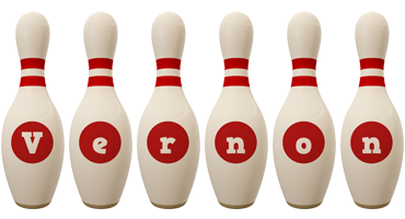 Vernon bowling-pin logo