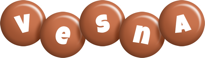 Vesna candy-brown logo