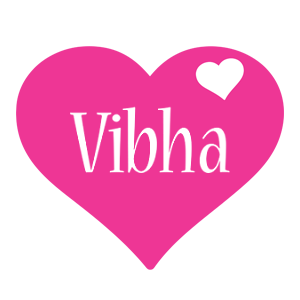Vibha love-heart logo